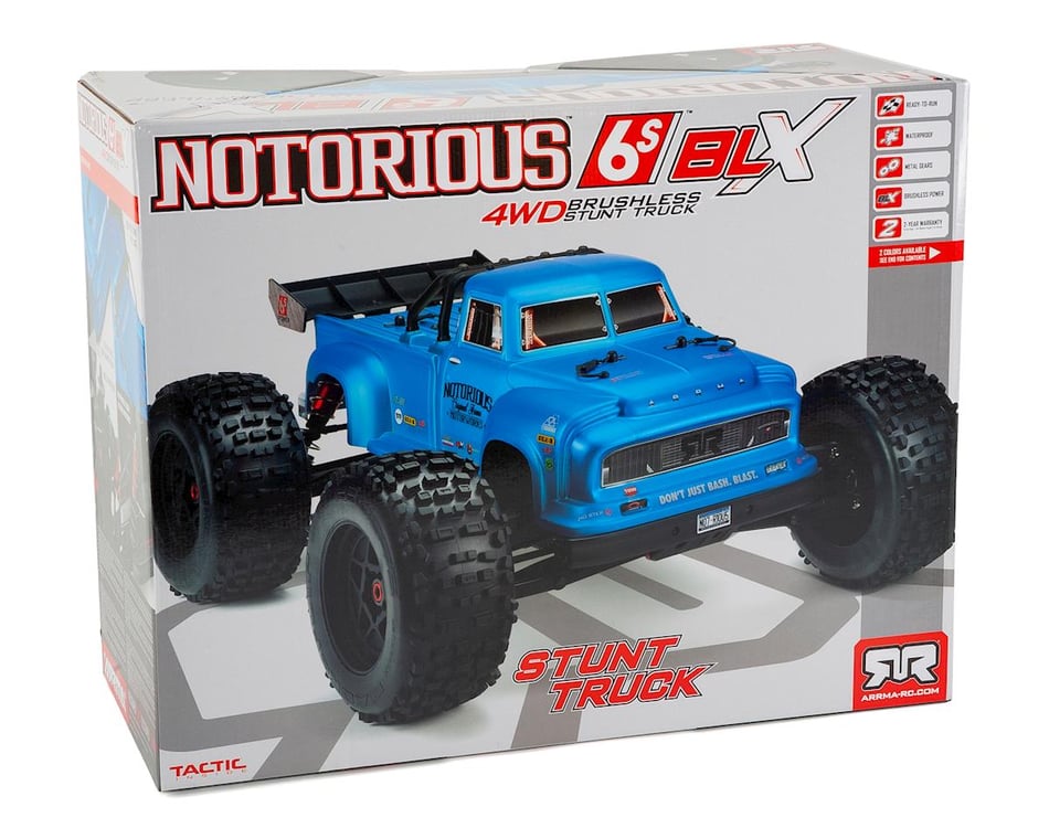 Arrma Notorious 6S Classic BLX Brushless RTR 1/8 Monster Stunt