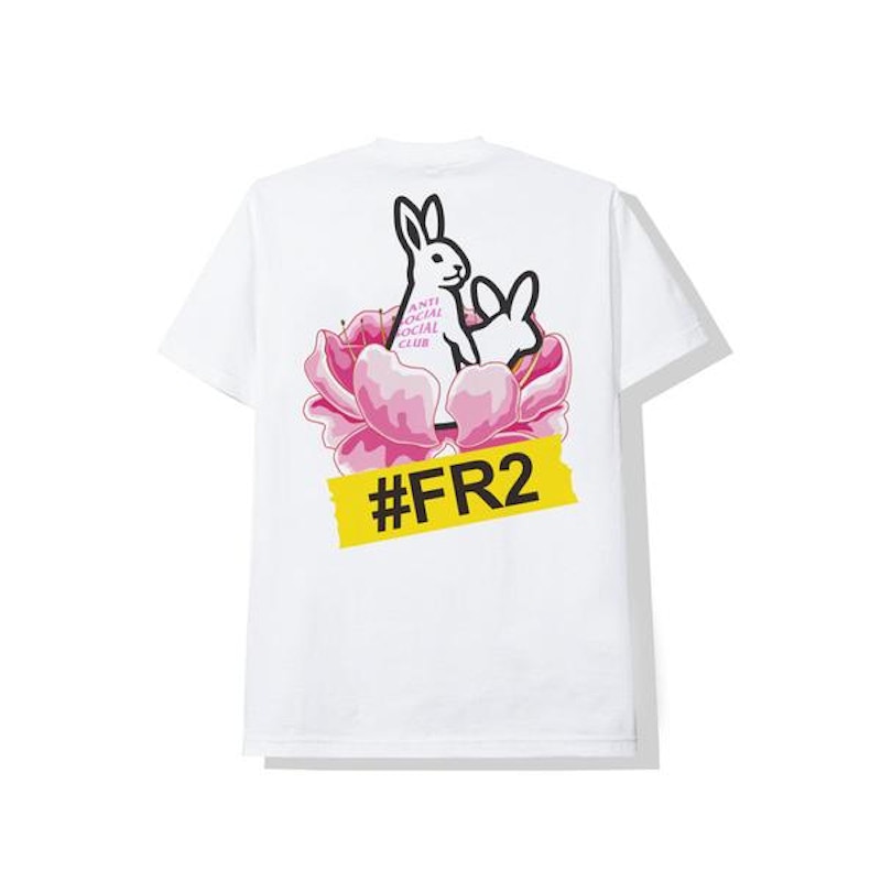 Anti Social Social Club x FR2 Lapin T-shirt White Men's - SS21 - US