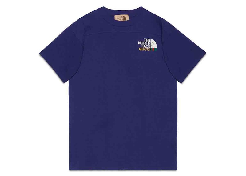 Gucci x The North Face T-shirt Blue Men's - FW21 - US