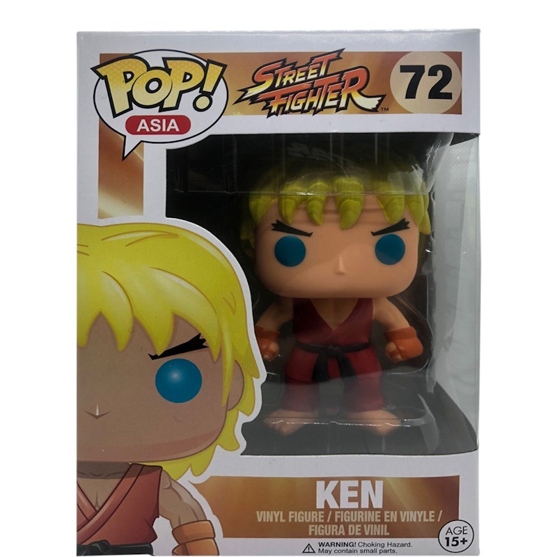 Funko Pop! Asia Street Fighter Ken Figure #72 - US