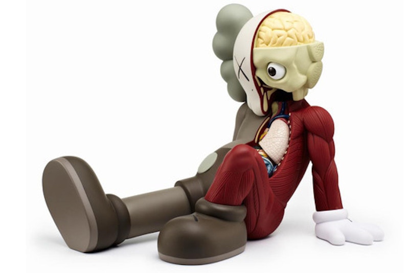 KAWS Resting Place Vinyl Figure Brown - US