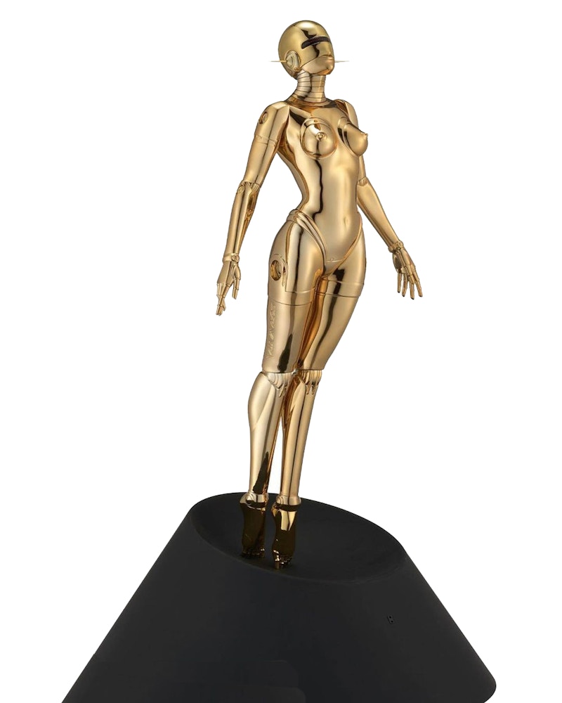 Hajime Sorayama Sexy Robot Floating Figure Gold - JP