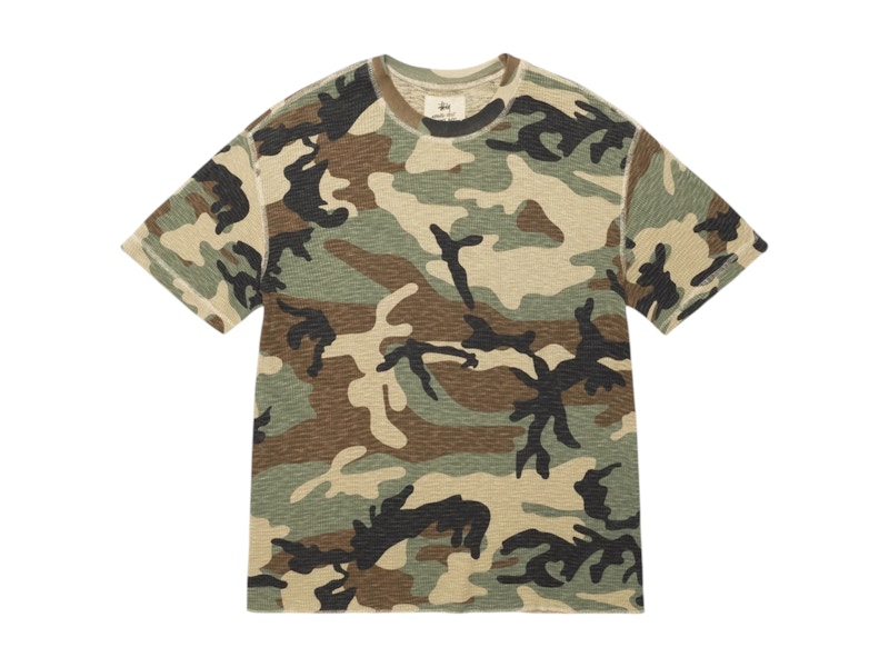 Stussy Pigment Dyed S/S Thermal Camo Men's - SS25 - US