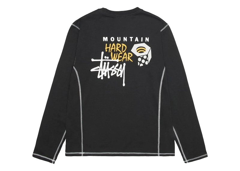 Stussy x Mountain Hardwear L/S Tee Stealth Grey Men's - FW24 - US