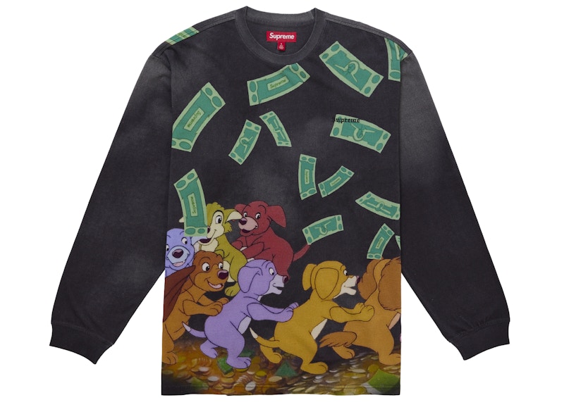 新品 Supreme All Dogs Go To Heaven L/S Top Supreme all dogs go to