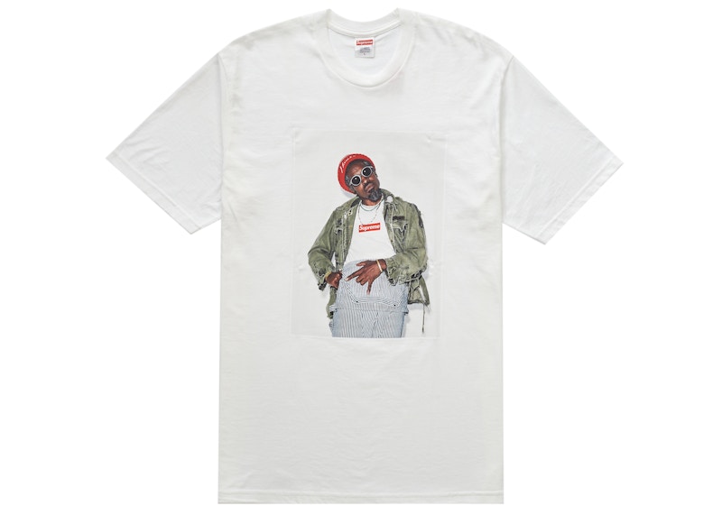 Supreme André 3000 Tee White Men's - FW22 - US