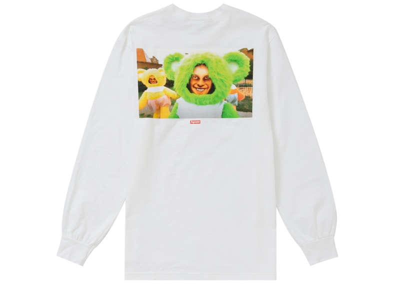 Supreme Aphex Twin Donkey Rhubarb L/S Tee White Men's - SS25 - US