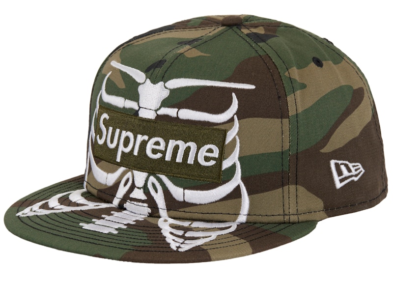 Supreme Bones Box Logo New Era 59Fifty Cap Camo - SS25 - US