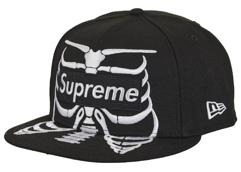 Supreme Bones Box Logo New Era 59Fifty Cap Black - SS25 - US