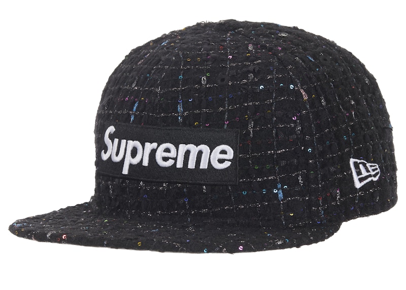 Supreme Boucle Box Logo New Era 59Fifty Fitted Cap Black - FW25 - US