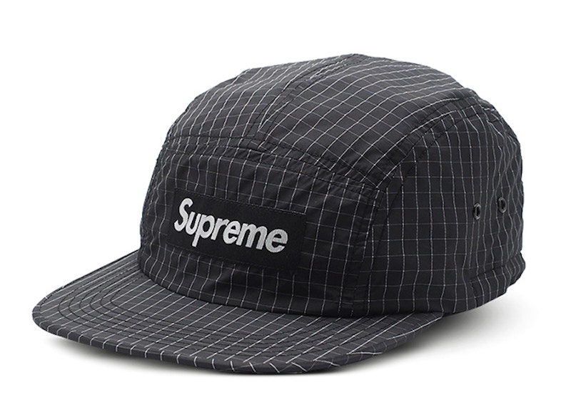Supreme Contrast Ripstop Camp Cap Black - SS18 - JP