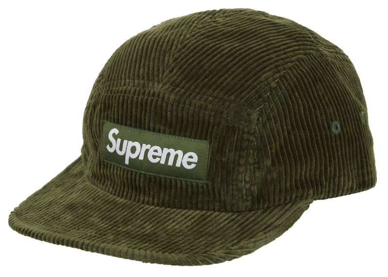 Supreme Corduroy Camp Cap (FW24) Green - FW24 - US