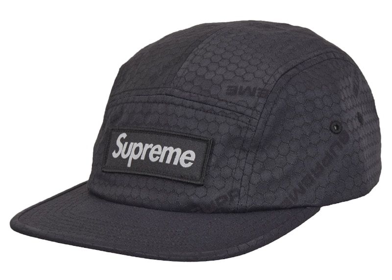 Supreme Cordura® Plaid Camp Cap Black Supreme Cordura Plaid Camp
