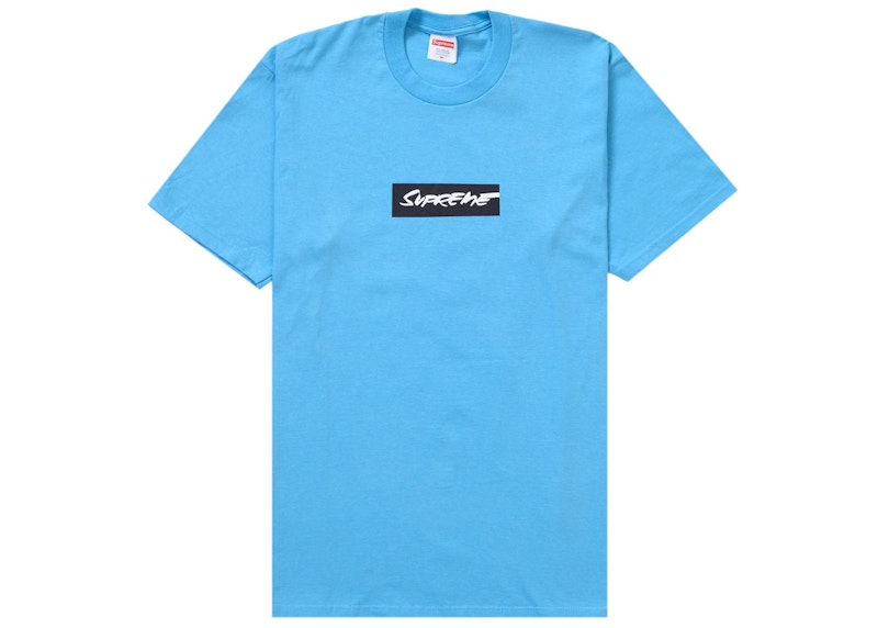 Supreme Futura Box Logo Tee Bright Blue Men's - SS24 - US