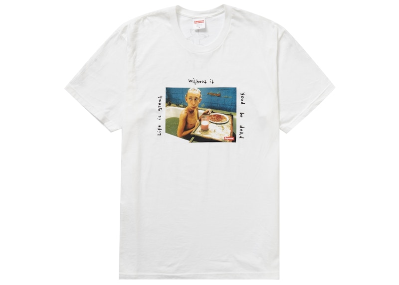 Supreme Gummo Bathtub Tee White Men's - SS22 - US