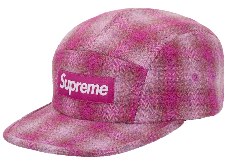Supreme Harris Tweed Camp Cap (FW25) Pink - FW25 - US
