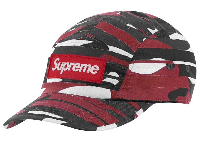 Supreme Layered Camo Camp Cap Red - SS23 - US