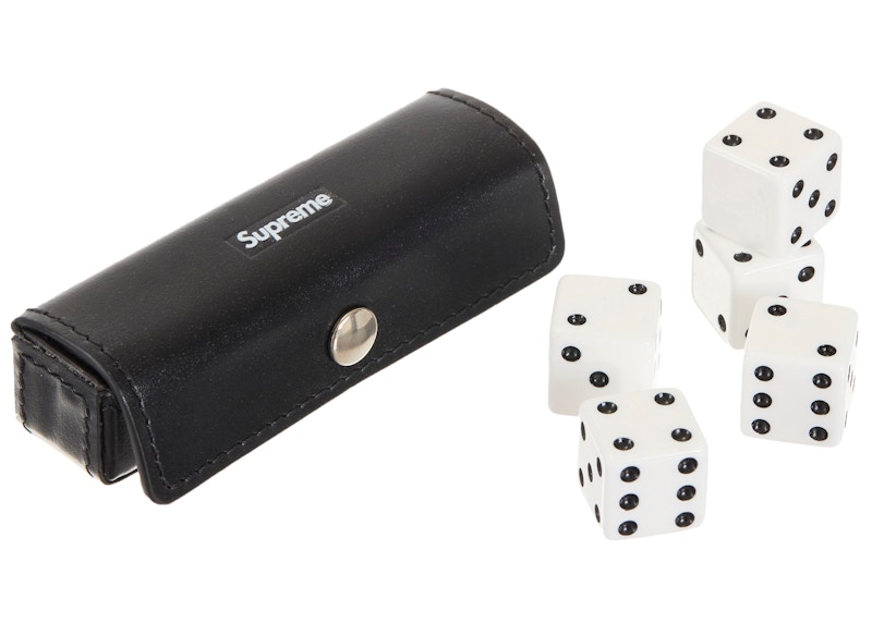 Supreme Leather Dice Set Black - US