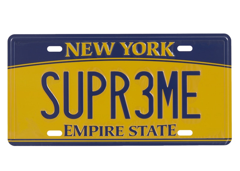 Supreme License Plate Multicolor - SS25 - US