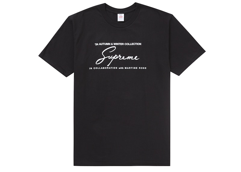 Supreme Martine Rose Tee Black Men's - FW24 - US