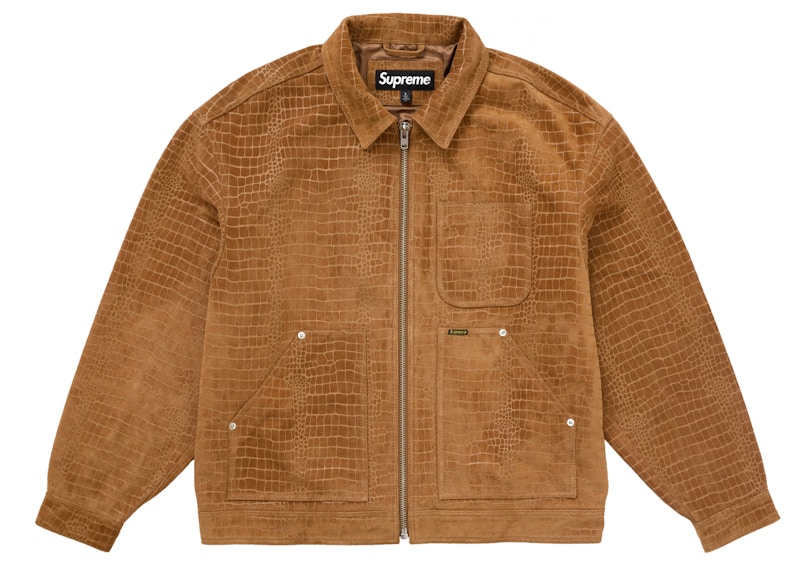 Supreme Suede Work Jacket Croc メンズ - FW24 - JP