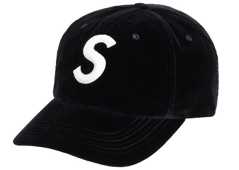 SUPREME Sロゴキャップ 黒 キャップ ロゴ