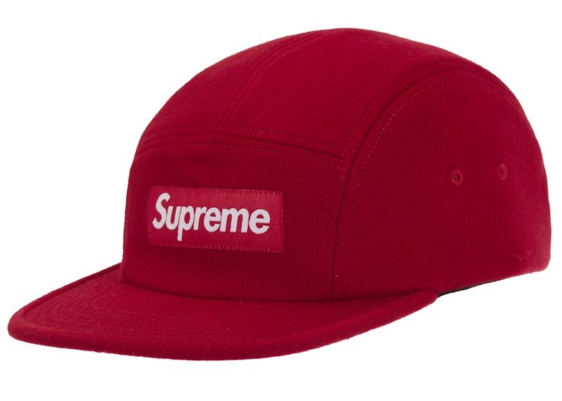 Supreme Wool Camp Cap (FW25) Red - FW25 - US