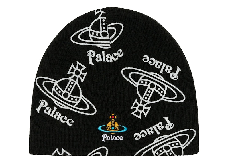 Palace x Vivienne Westwood Jersey Beanie Black - FW24 - US