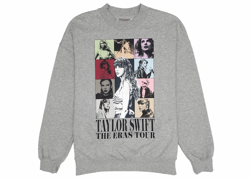Taylor Swift The Eras Tour Crewneck Gray - SS23 - US