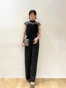 LADYカットジャガードベアパンツドレス｜ラグナムーン（LAGUNAMOON