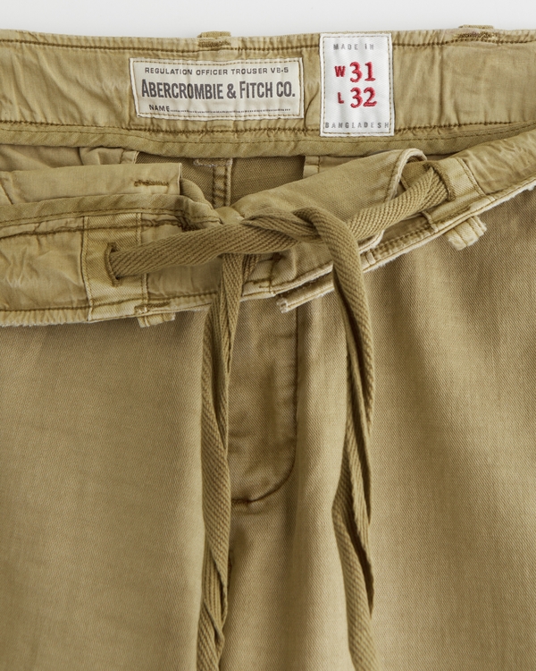 90s Abercrombie & Fitch バギー チノ 33/32 Men's Baggy Chino