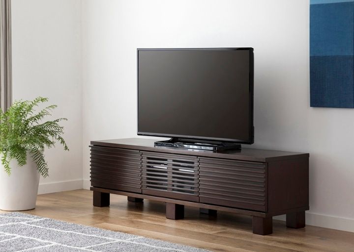 ルーバー・テレビボードv02 H～ローボード～ルーバーデザインが
