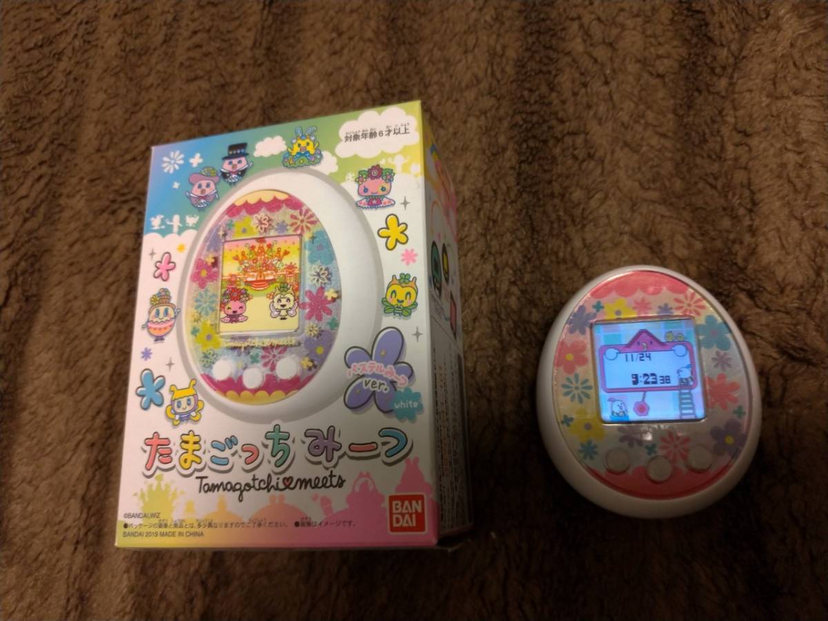 バンダイ たまごっちみーつ パステルみーつver. ホワイト 低