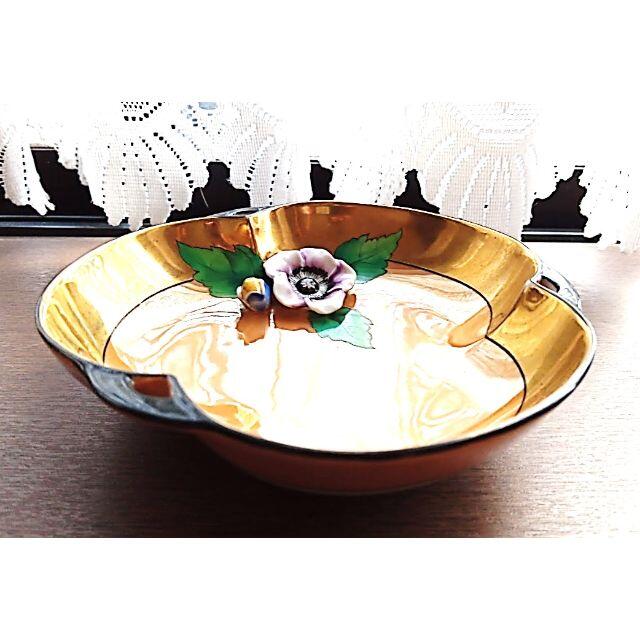 ノリタケハンドル付きボウルアールデコラスター彩さくら印