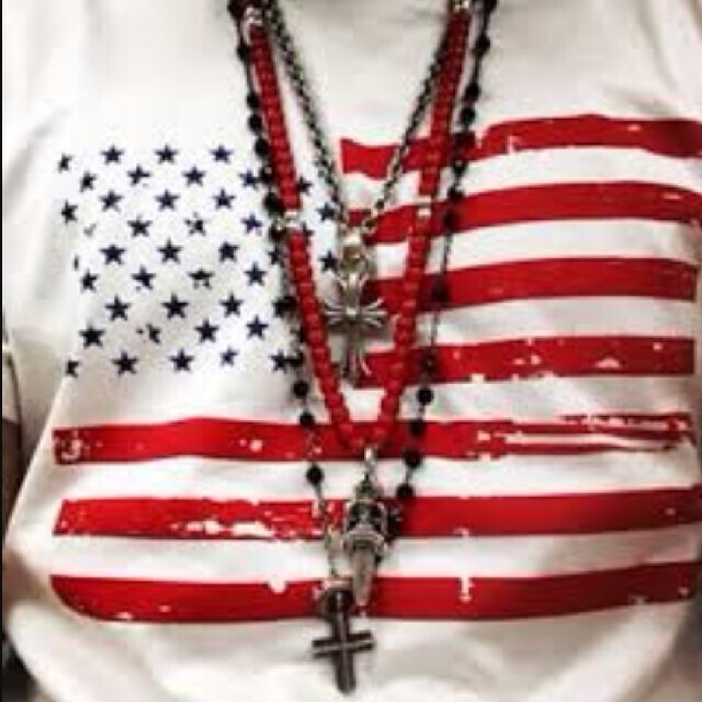 新品＊ホワイトハーツビーズ ネックレス 三代目 ゴローズ 等カスタム