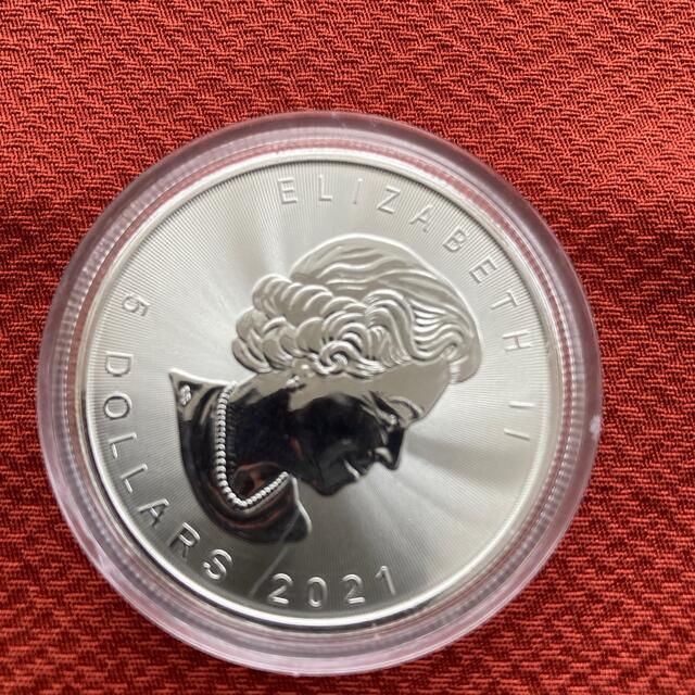 メイプルリーフ1オンス銀貨3枚 2019、2020、2021年