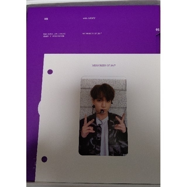 memories of 2017 Blu-ray グク ジョングク トレカ 台紙 memories of