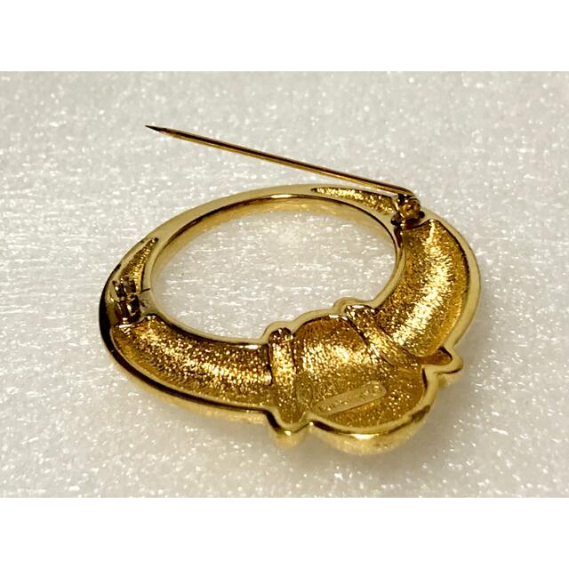 希少✨バーバリー ブローチ ゴールド ホースマーク 金 ピン ロゴ