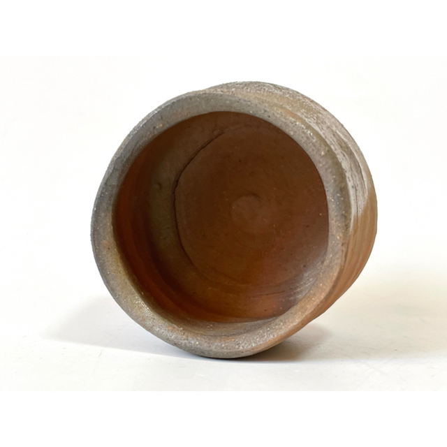陶芸家 作家物 中村六郎 備前 酒呑 酒盃 ぐい呑 酒器 最上位作 陶芸家