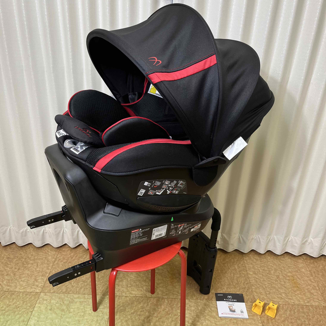 クリーニング済☆美品☆新生児エールべべクルット3iグランスISOFIX