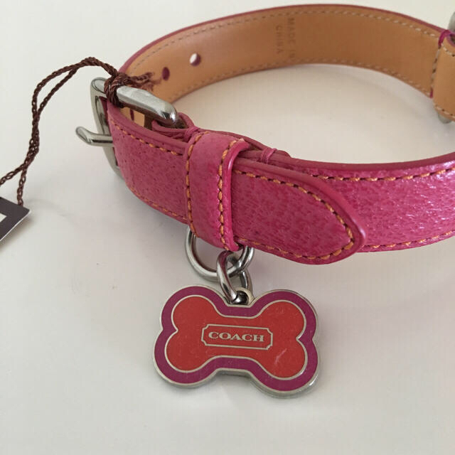coach dog collar シグネチャー リード&首輪 セット 小型犬 COACH