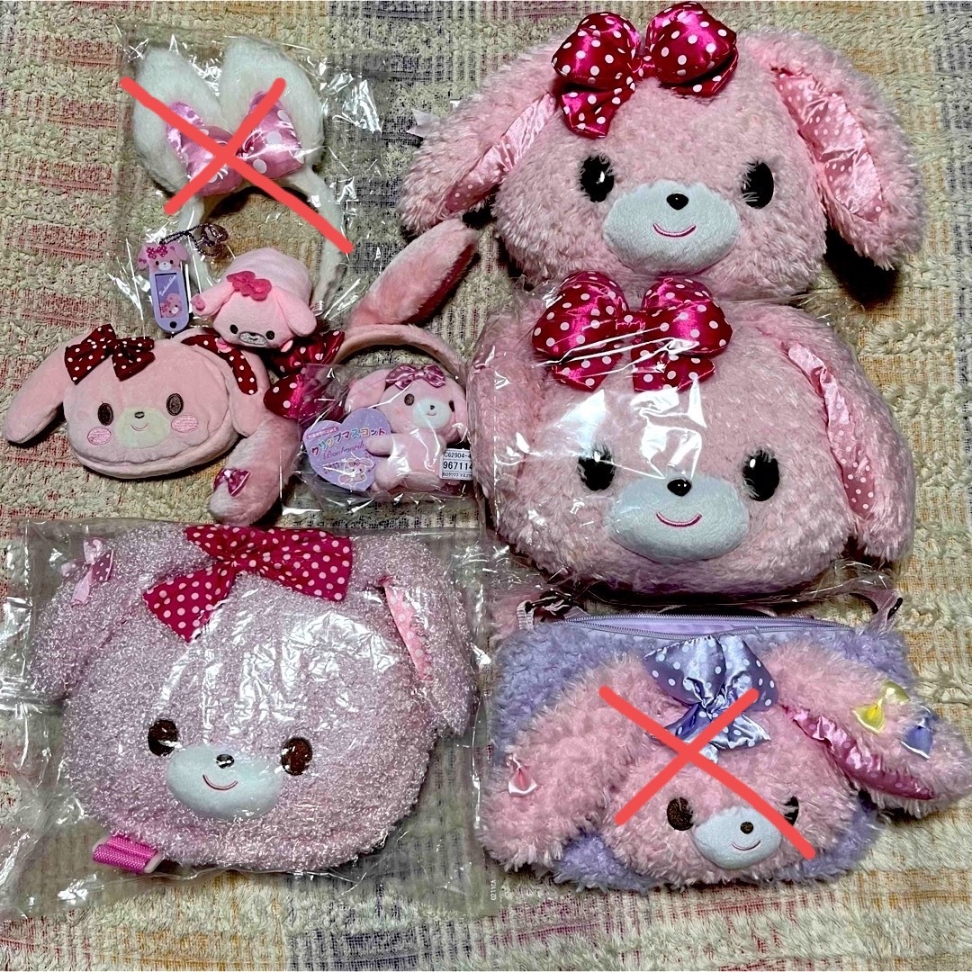 レア】サンリオ ぼんぼんりぼん 7点セット ぬいぐるみ バック レア