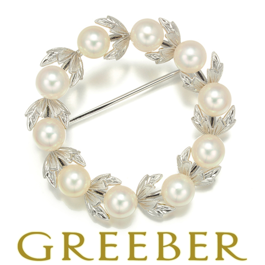MIKIMOTO ブローチ 美品 アコヤ真珠 5mm シルバー製 【公式通販】