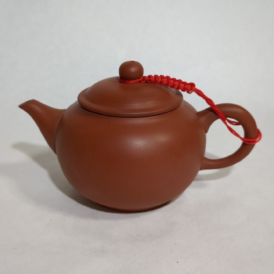 中国朱泥 小さな急須 茶道具 茶壺 許淑華 紫砂惠竹 有名な作者 中国朱