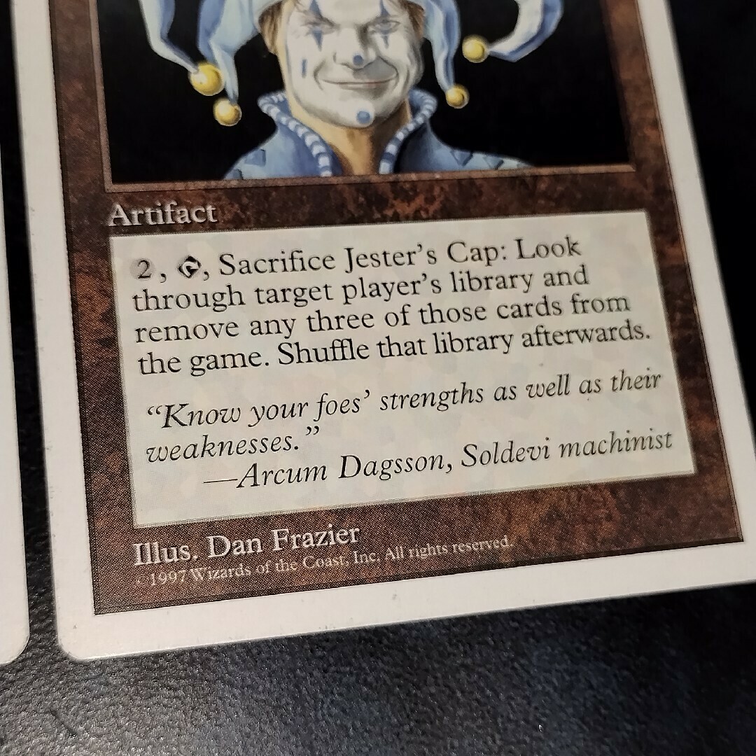 MTG 道化の帽子 5th MTG 道化の帽子 5th 道化の帽子 (Jester's Cap