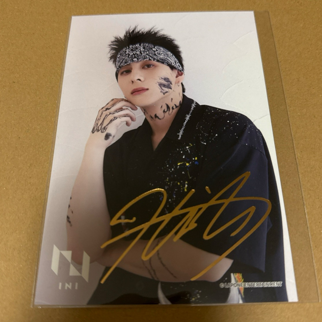 INI アイエヌアイ 西 洸人 直筆サイン入り ポラロイド チェキ 西洸人