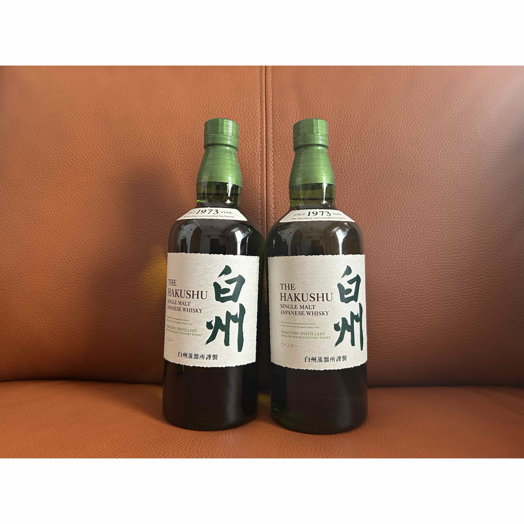 サントリーシングルモルトウイスキー 700ml 白州2本セット