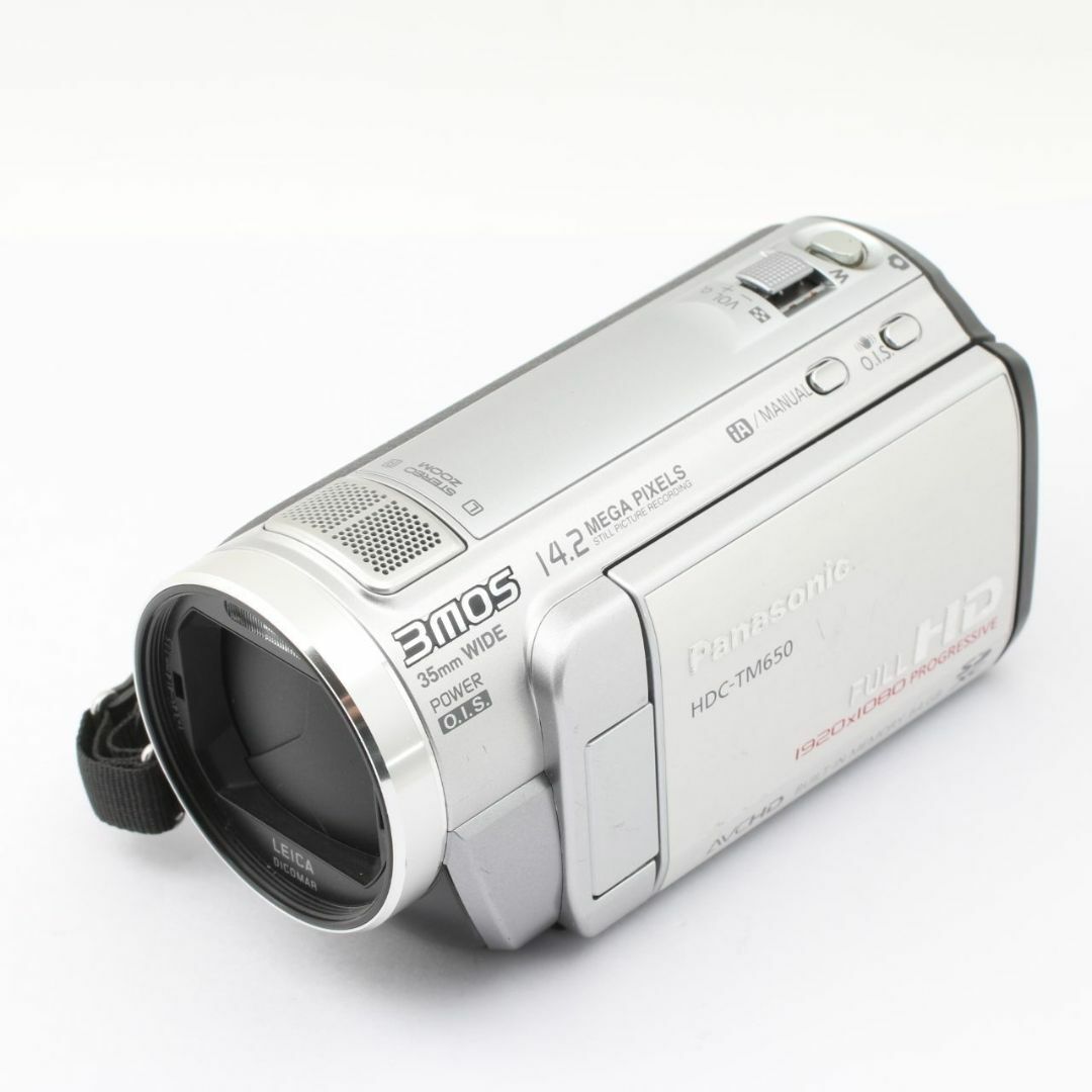 極美品 Panasonic パナソニック HDC-TM650 シルバー 元箱 @3289 B