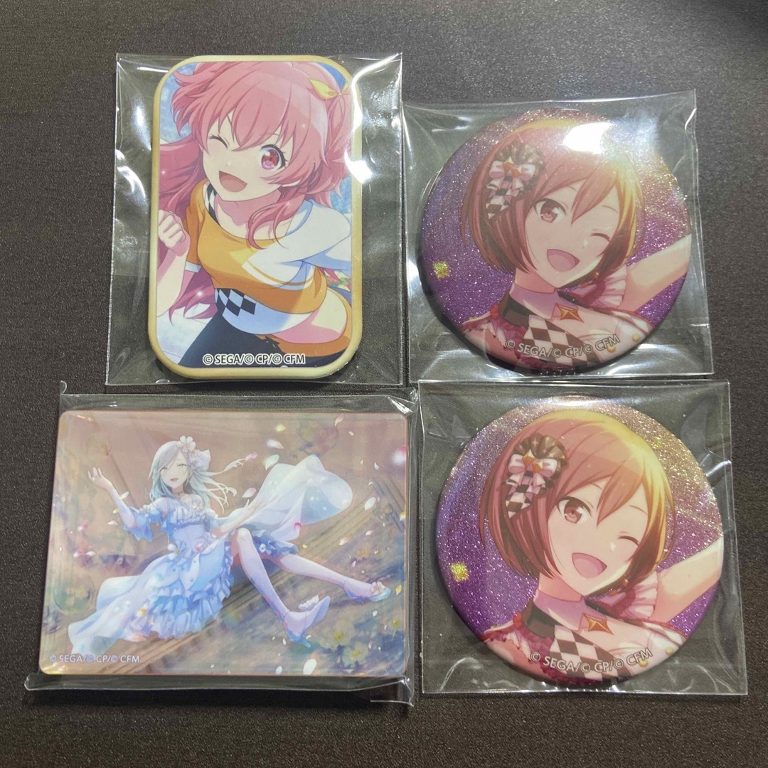 桃井愛莉 スクエアバッジ 10個 46B プロセカ 缶バッジ 桃井愛莉 予約