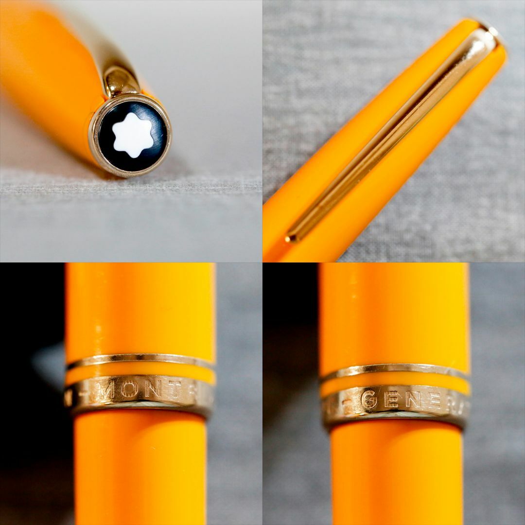 送料込み】モンブラン 万年筆 ジェネレーション イエロー オレンジ